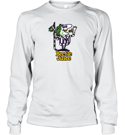 Beetlejuice Pizza Long Sleeve T Shirt