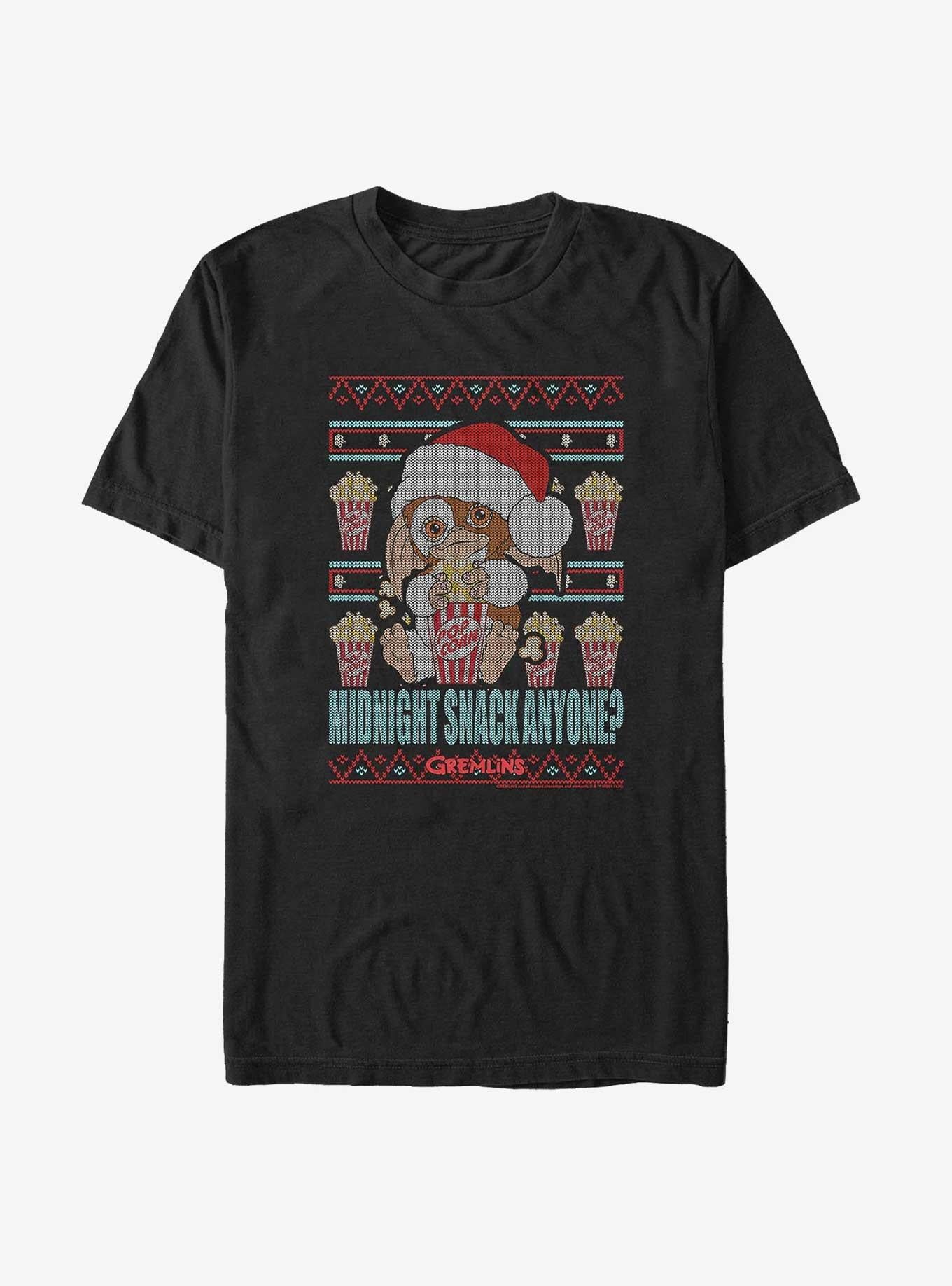 Gremlins Midnight Snack Ugly Christmas Big Tall T-Shirt T-Shirt | Bold Graphic Edition | Trending Now