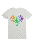 Marijuana LGBT Heart T Shirt T Shirt Trending US Best Seller Look