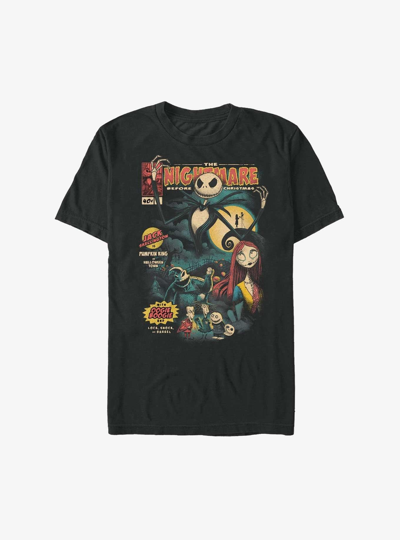 The Nightmare Before Christmas Comic Cover Extra Soft T-Shirt T-Shirt | Vintage Graphic Vibe | Great Gift Idea
