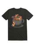 Puppy Latte Overflow Dog T Shirt T Shirt Comfort Fit Workout Ready