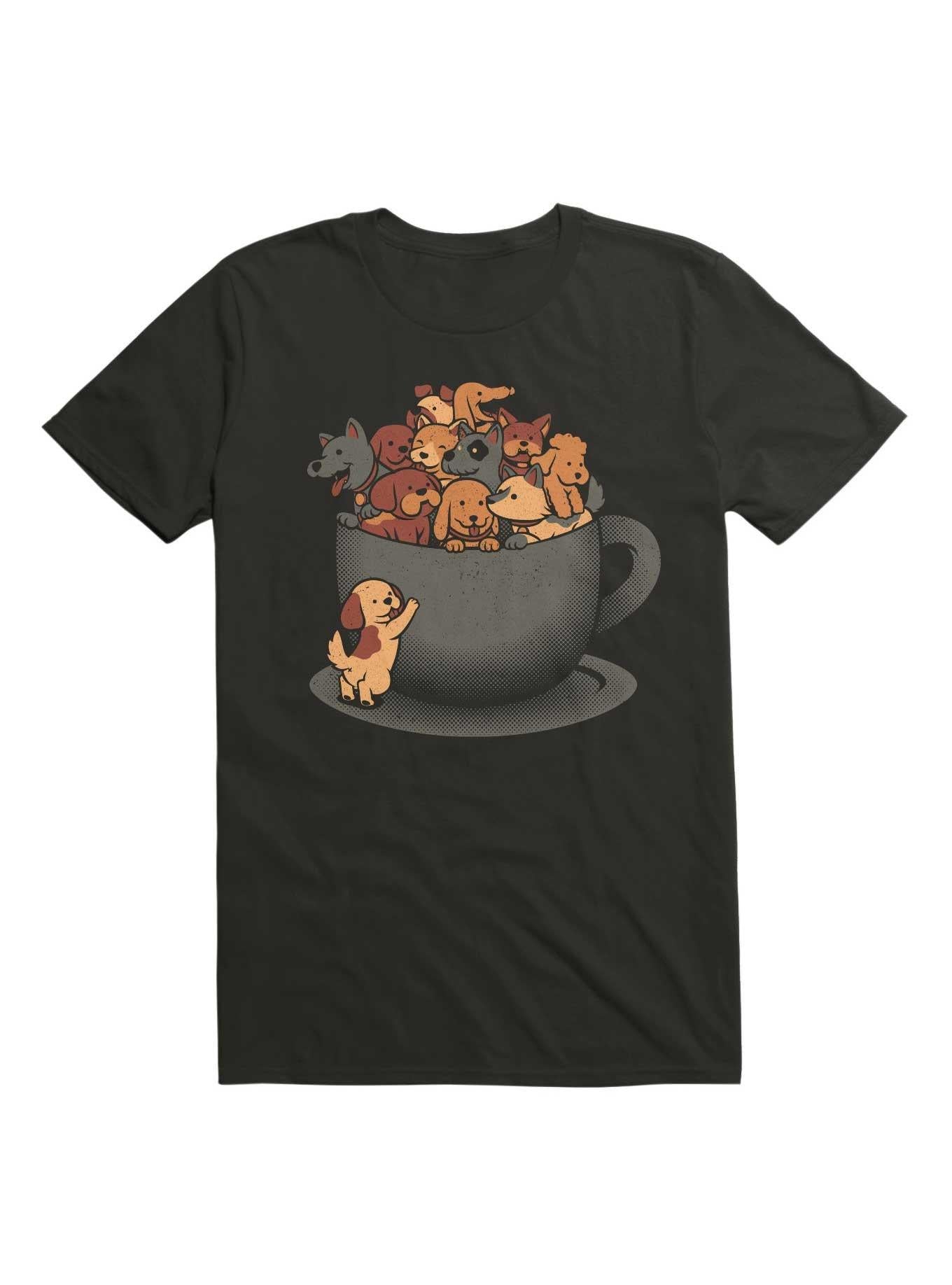 Puppy Latte Overflow Dog T Shirt T Shirt Comfort Fit Workout Ready