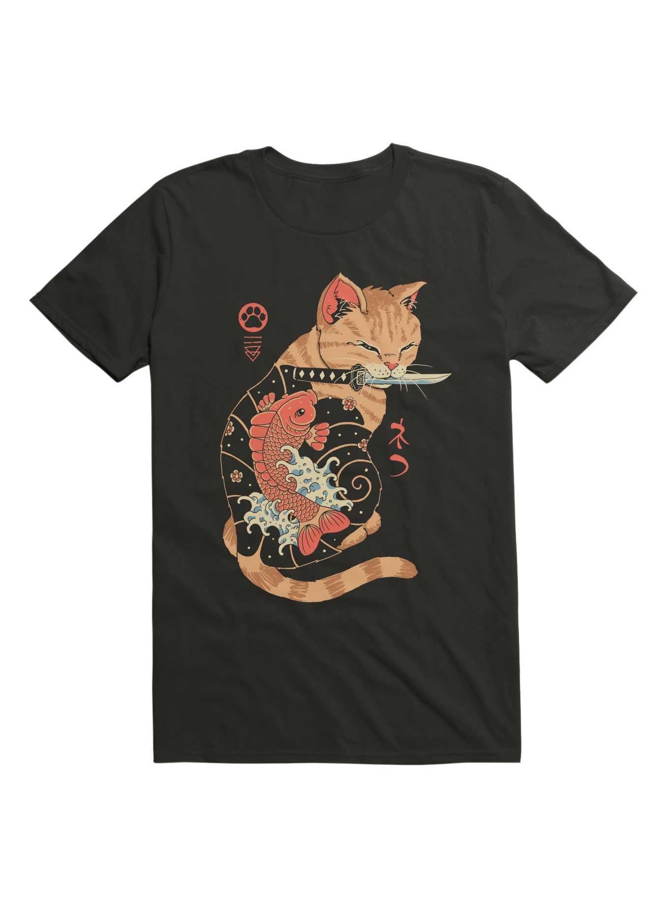 Carp Tattooed Cat T Shirt T Shirt Trending US