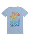 Cats and Books T Shirt T Shirt Viral TikTok Daily Wear