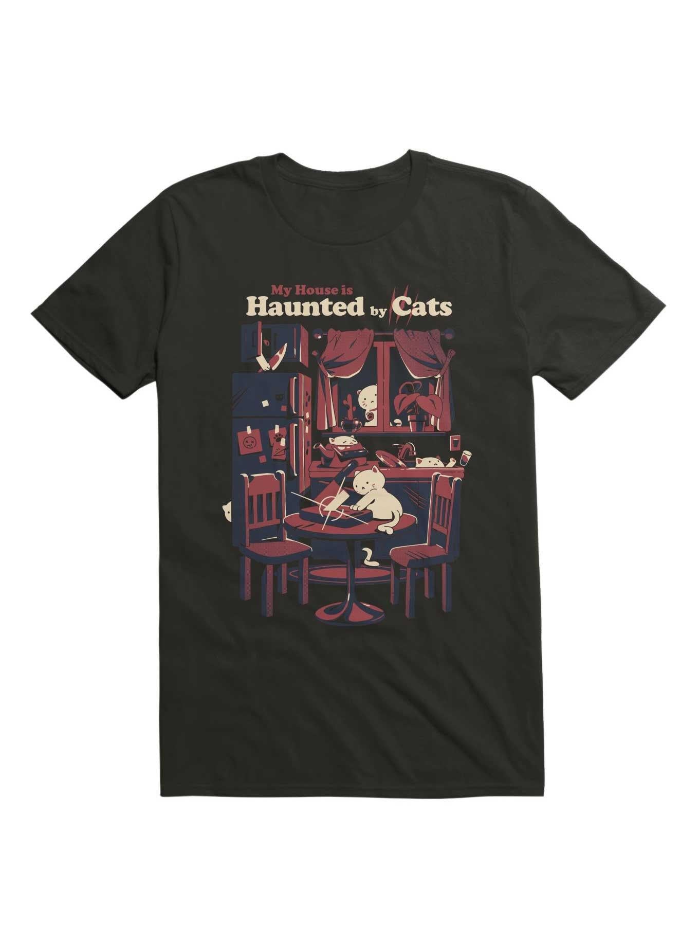 Haunted by cats T Shirt T Shirt Trending US