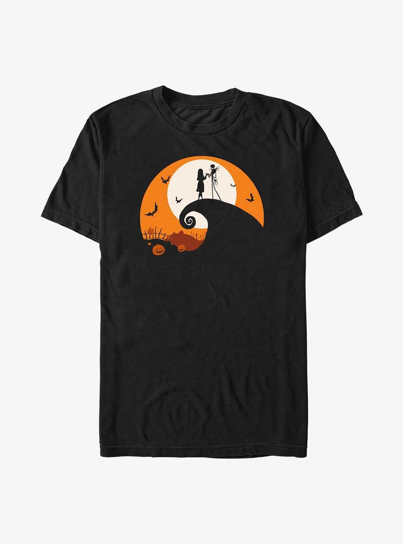 Disney The Nightmare Before Christmas Jack And Sally Haunt Hill Big Tall T-Shirt T-Shirt | Best-Selling Design | Top Pick For Fans