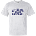 Autistic About Baseball Dyed Heavyweight T Shirt