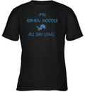 14 Ramen Noodle All Day Long Detroit Lions Youth T Shirt