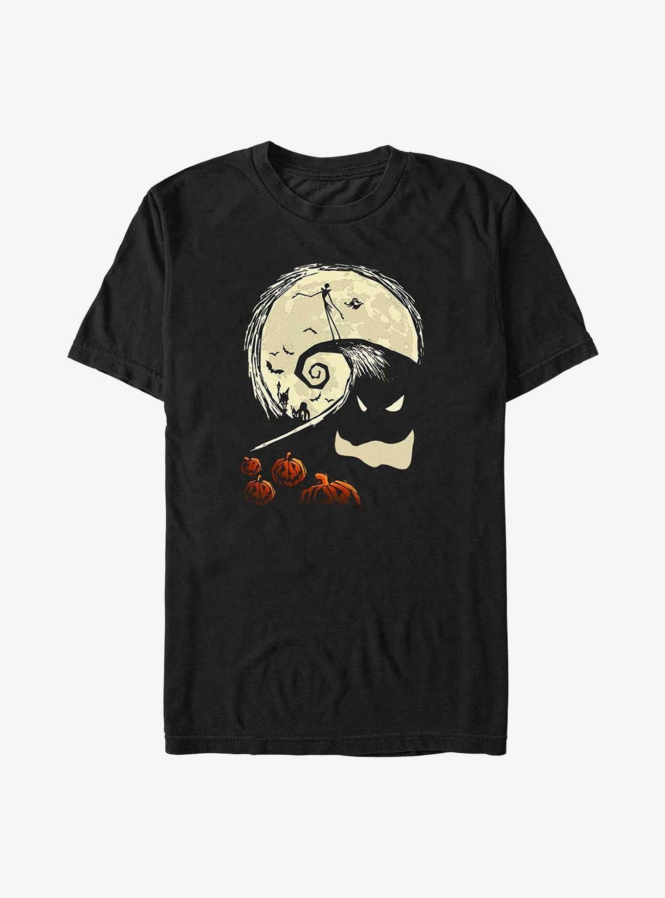 Disney The Nightmare Before Christmas Jack On Pumpkin Hill Big Tall T-Shirt T-Shirt | Trending Streetwear Style | Trending Now