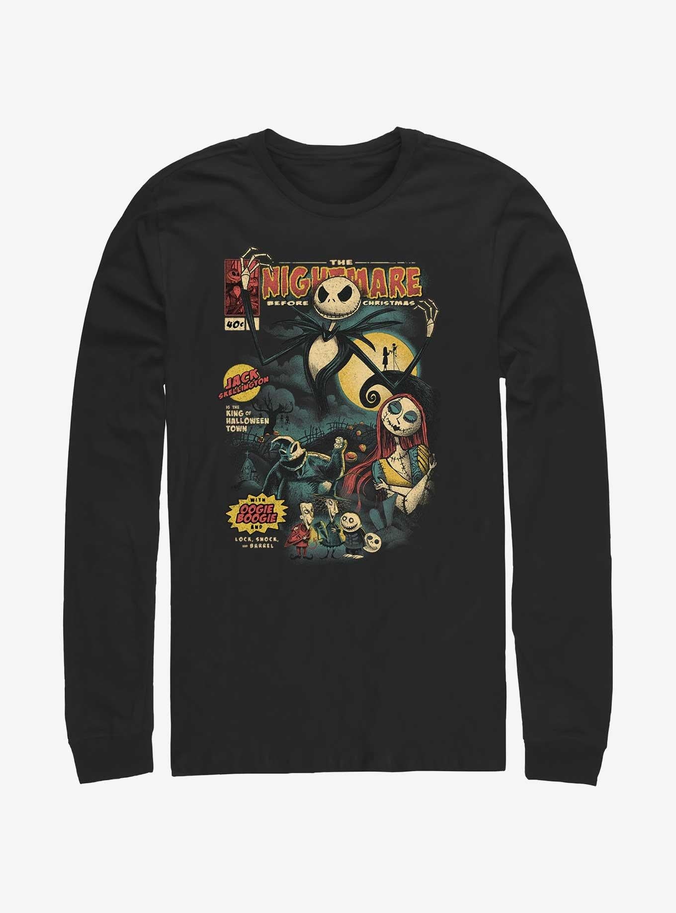 The Nightmare Before Christmas Comic Cover Long-Sleeve T-Shirt T-Shirt | Vintage Graphic Vibe | Must-Have Style