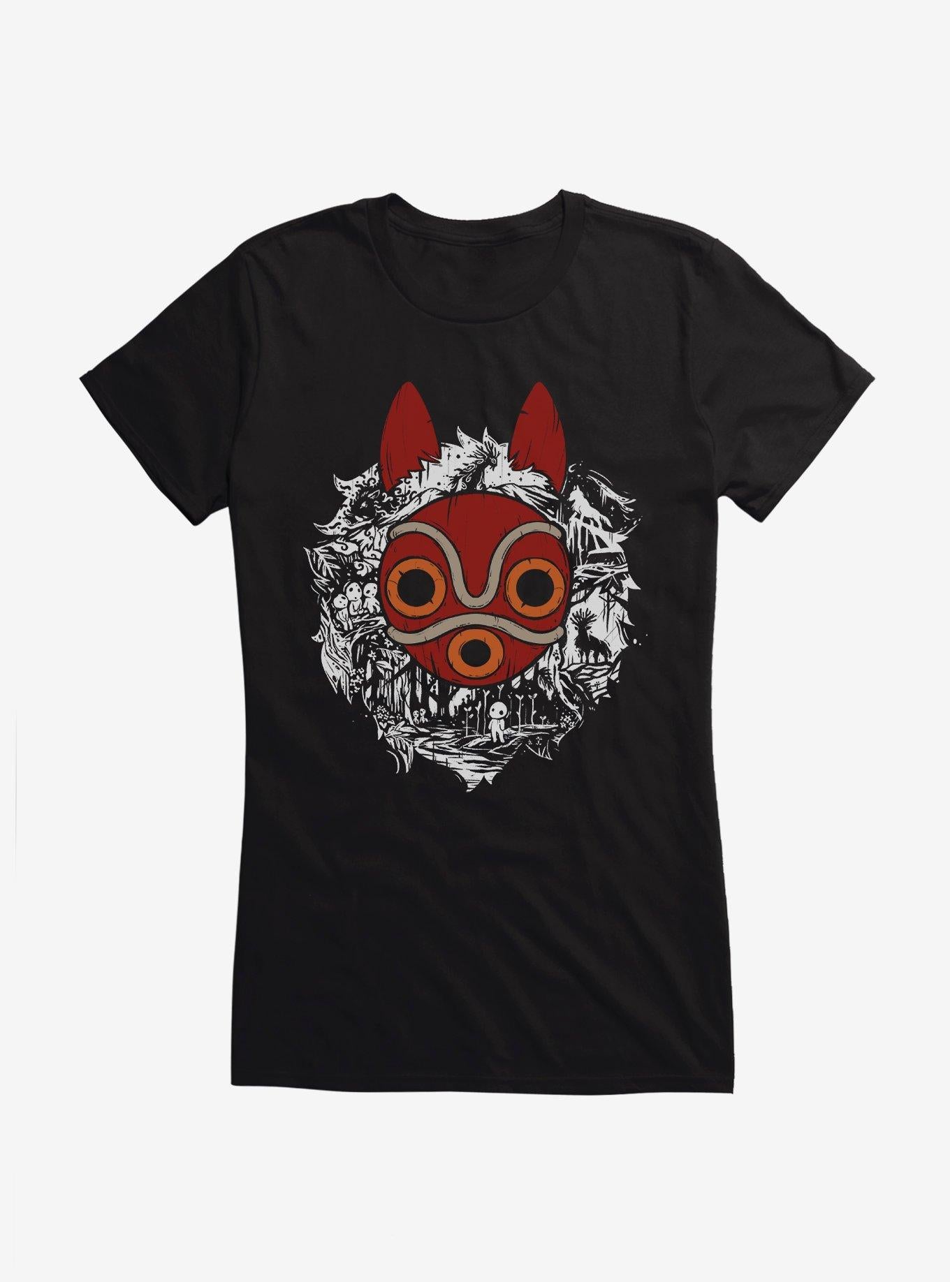 Studio Ghibli Princess Mononoke Gods And Spirits Girls T Shirt T Shirt Streetwear Style Best Seller Look
