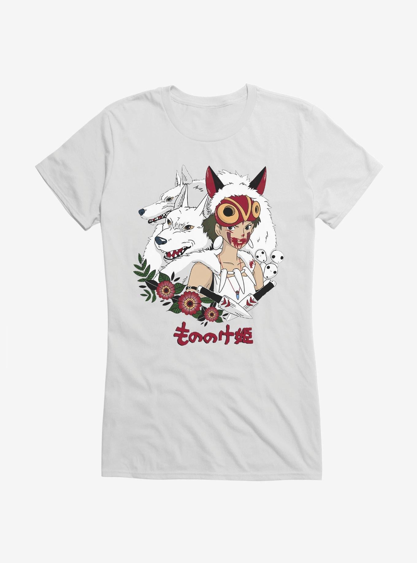 Studio Ghibli Princess Mononoke Wolf Princess Girls T Shirt T Shirt Trending US