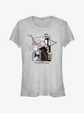 Disney The Nightmare Before Christmas Jack Sally Look At Him The Pumpkin King Girls T-Shirt T-Shirt | Vintage Graphic Vibe | High Demand Item