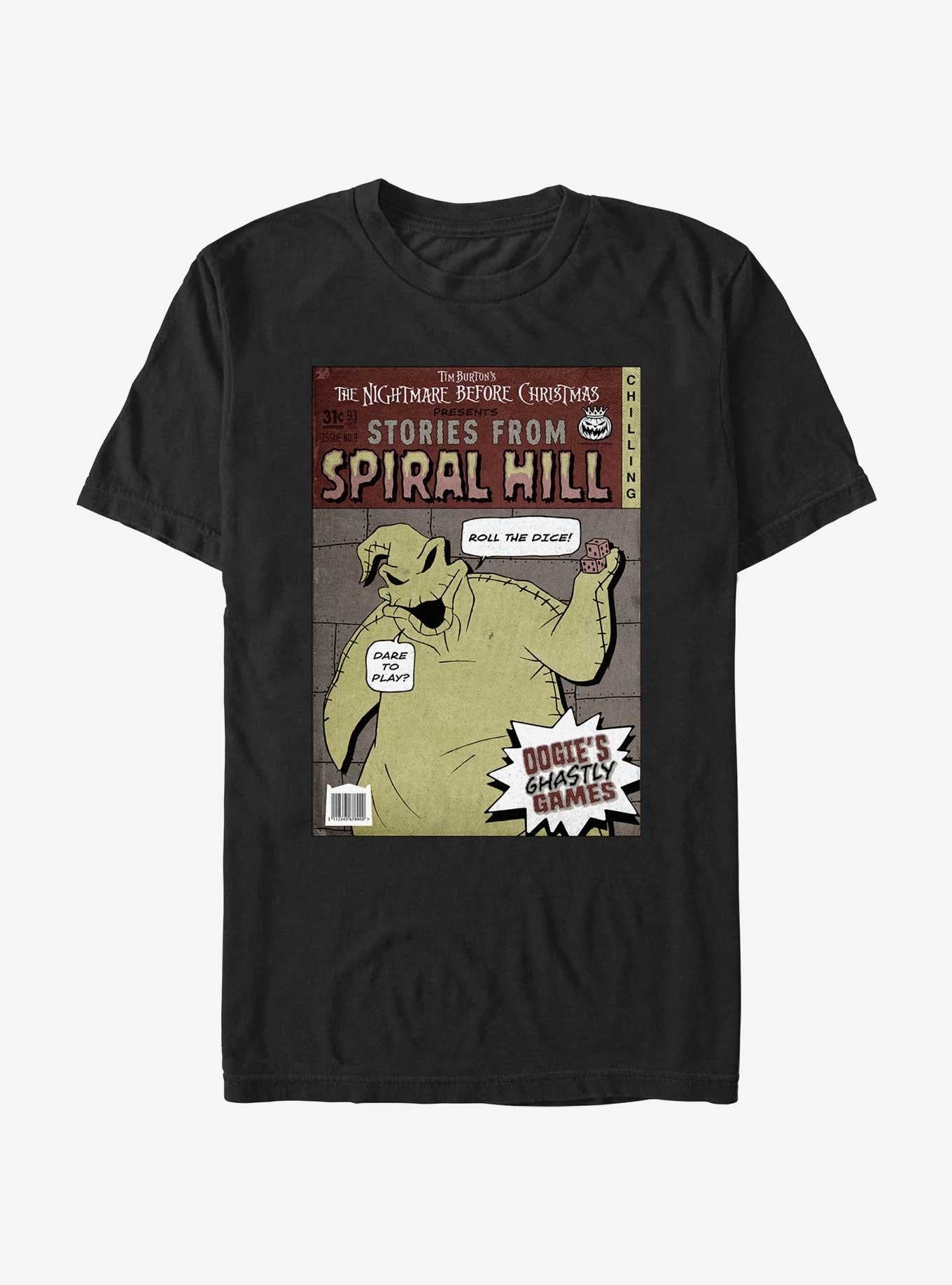 Disney The Nightmare Before Christmas Stories From Spiral Hill Oogie Boogie T-Shirt T-Shirt | High-Quality Print | Perfect For Daily Wear