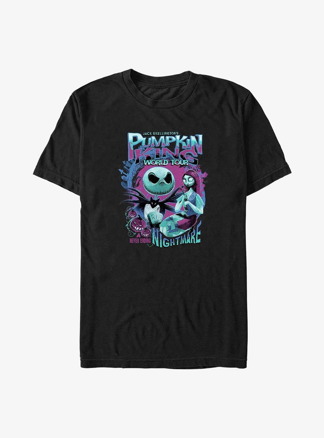 The Nightmare Before Christmas Pumpkin King World Tour Big Tall T-Shirt T-Shirt | Premium Graphic | Must-Have Style
