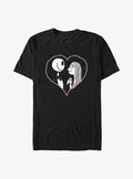 The Nightmare Before Christmas Jack Sally Heart Stitch Extra Soft T-Shirt T-Shirt | Bold Graphic Edition | Great Gift Idea