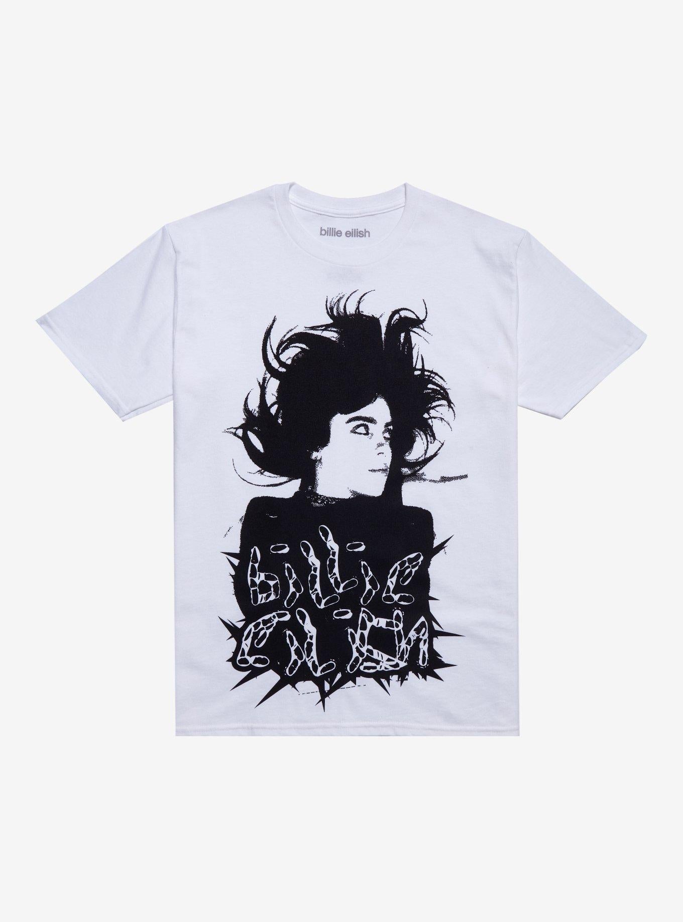 Billie Eilish Hair Portrait Boyfriend Fit Girls TShirt Graphic Tee | Graphic Tee | Unisex Shirt | Comfortable Daily Wear