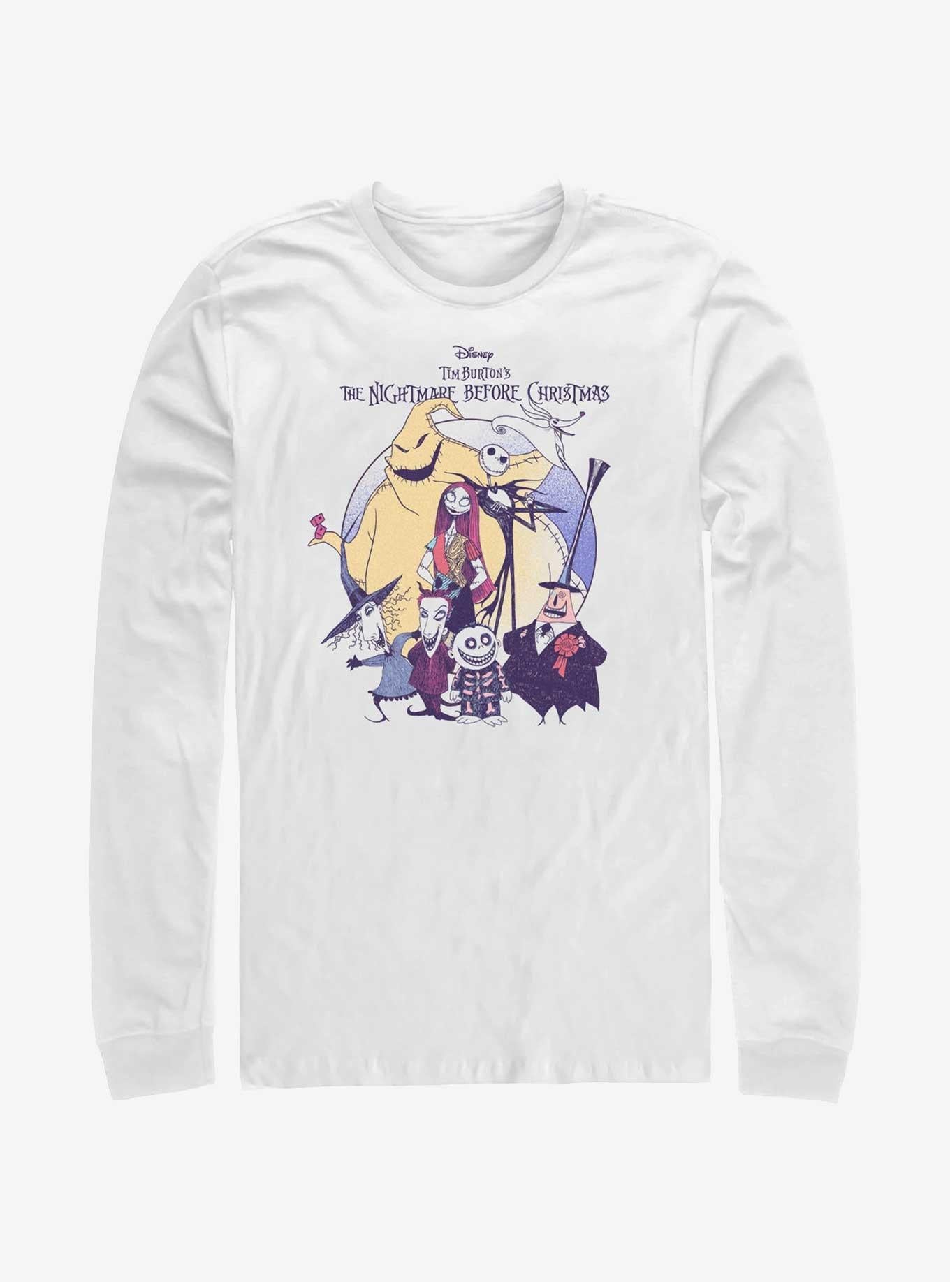 Disney The Nightmare Before Christmas Scary Squad Long-Sleeve T-Shirt T-Shirt | High-Quality Print | Must-Have Style