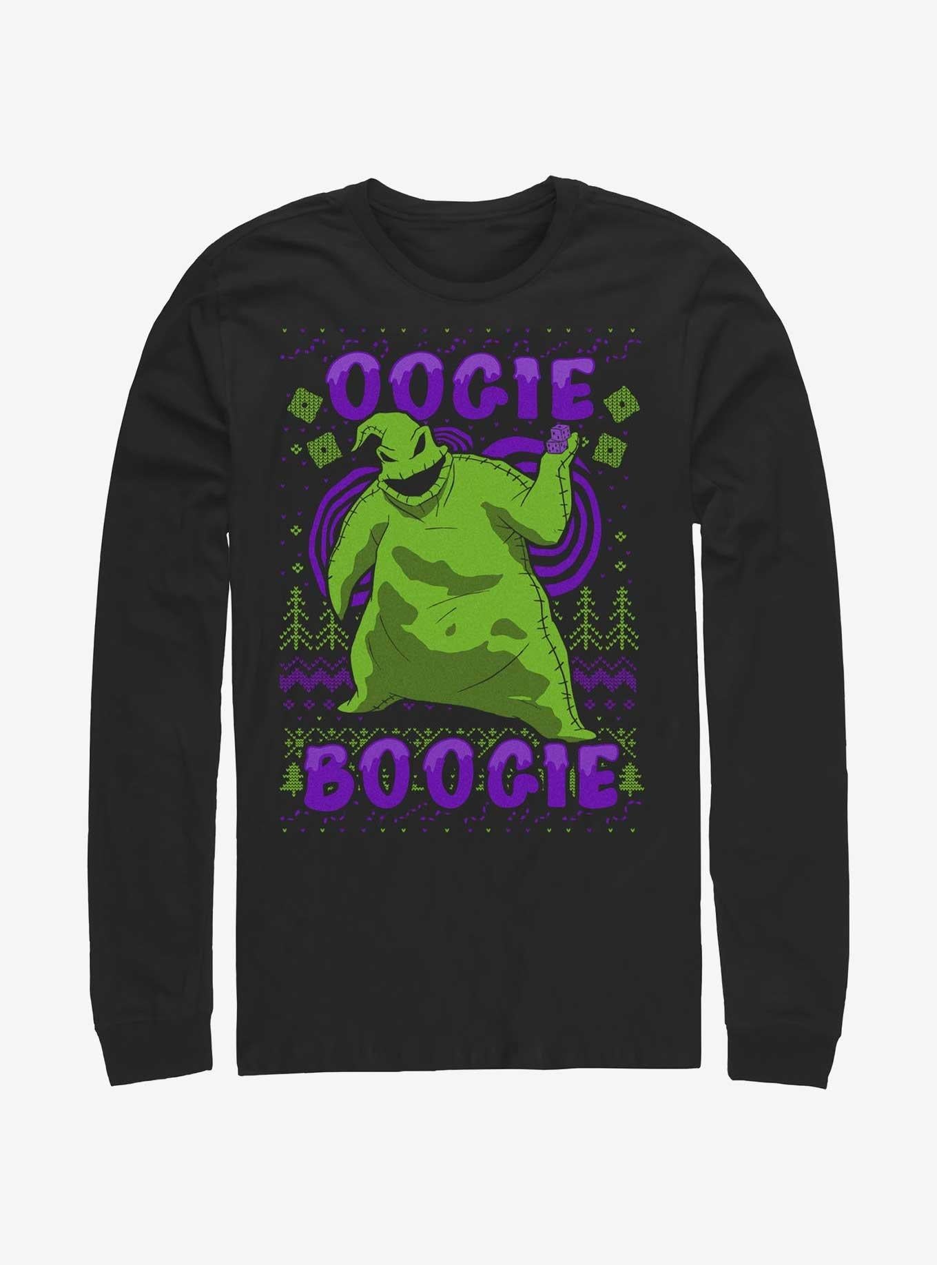 Disney The Nightmare Before Christmas Oogie Boogie Christmas Long-Sleeve T-Shirt T-Shirt | Premium Graphic | Perfect For Daily Wear