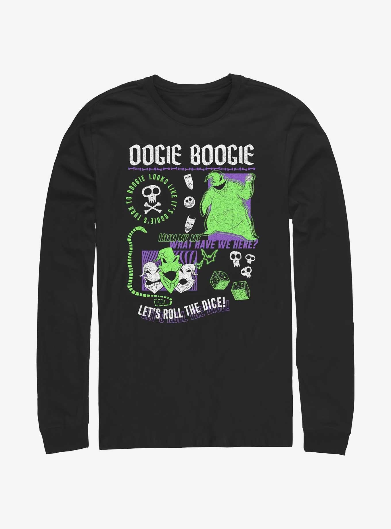 The Nightmare Before Christmas Oogie Boogie Let's Roll The Dice Long-Sleeve T-Shirt T-Shirt | High-Quality Print | Trending Now