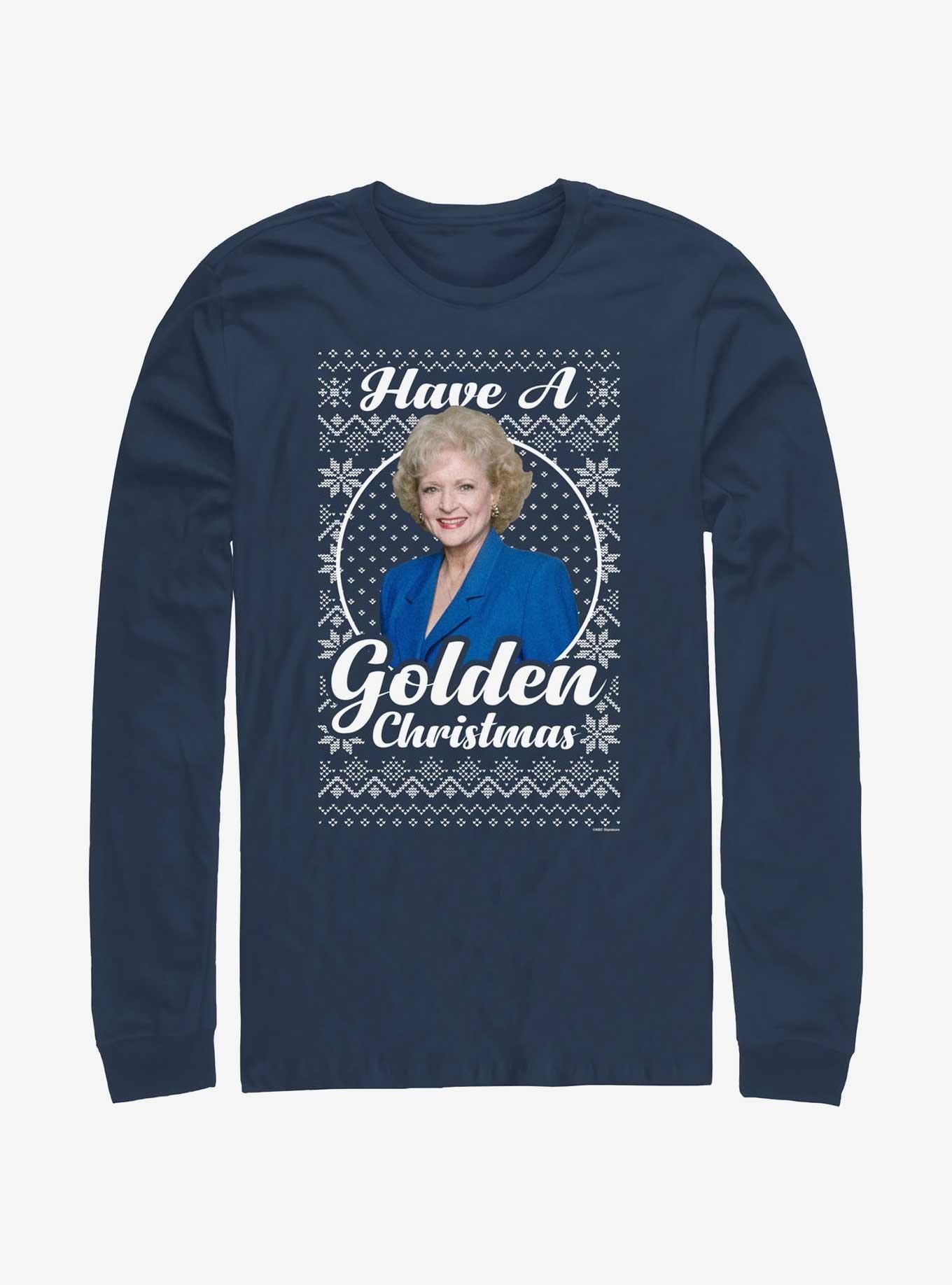 The Golden Girls Rose Ugly Christmas Long-Sleeve T-Shirt T-Shirt | Vintage Graphic Vibe | Perfect For Daily Wear