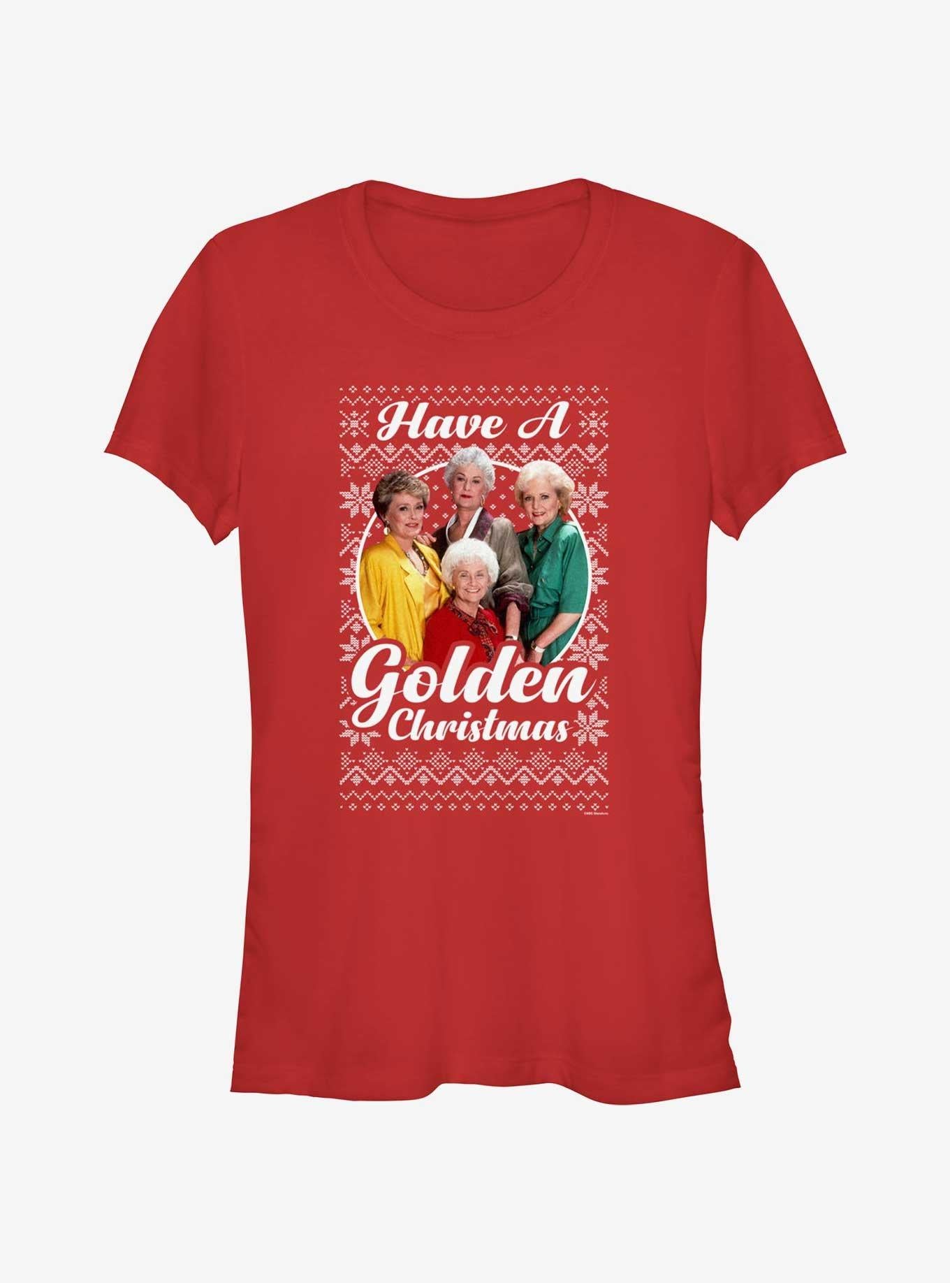 The Golden Girls Golden Ugly Christmas Girls T-Shirt T-Shirt | High-Quality Print | Top Pick For Fans