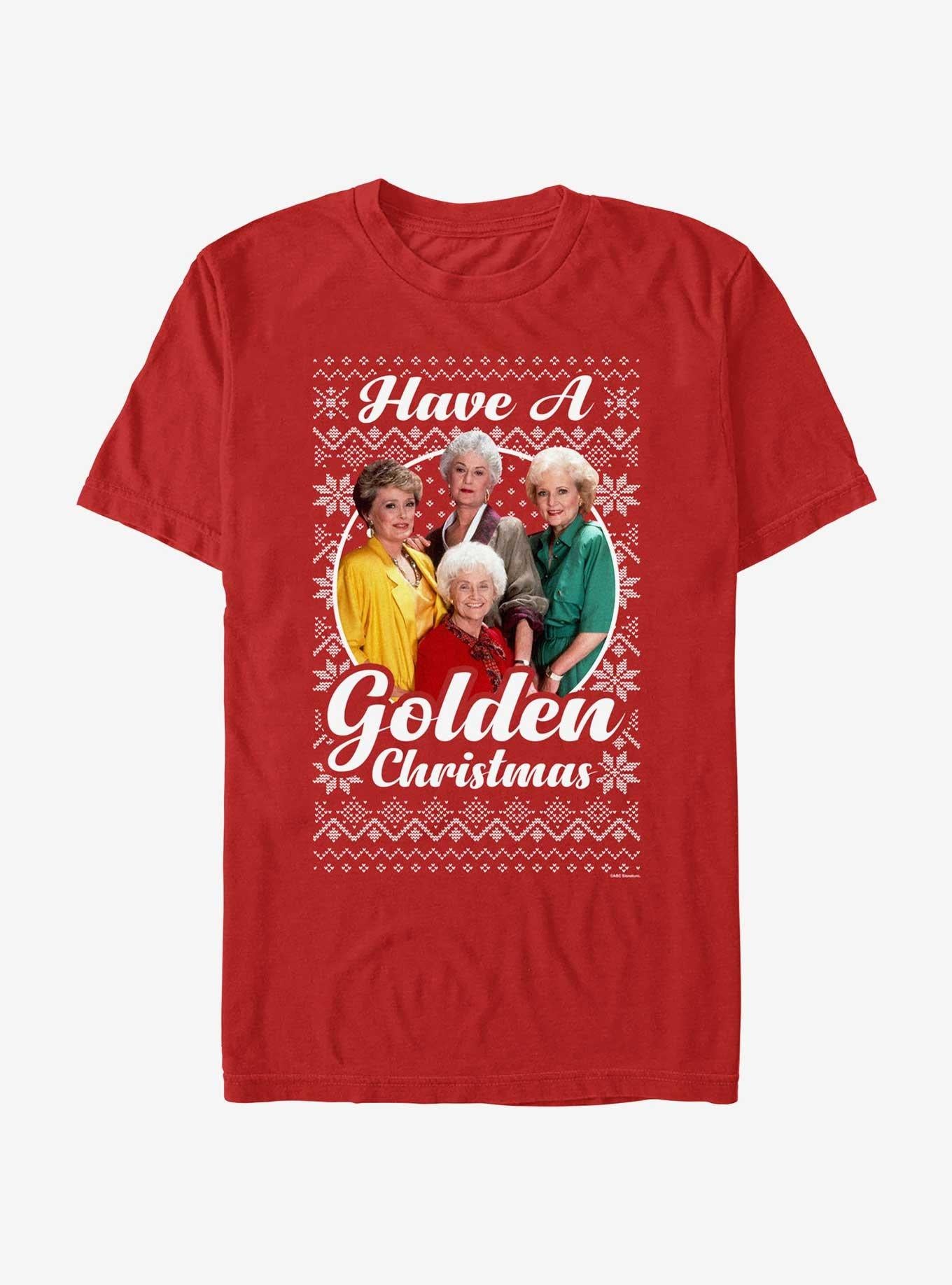 The Golden Girls Golden Ugly Christmas T-Shirt T-Shirt | Fan Favorite Style | Great Gift Idea