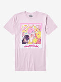 Boyfriends Nerd And Goth Picture Puff Print T-Shirt