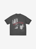 Billie Eilish Double Portrait Grey Boyfriend Fit Girls TShirt Graphic Tee | Graphic Tee | Unisex Shirt | Soft Comfortable Wear