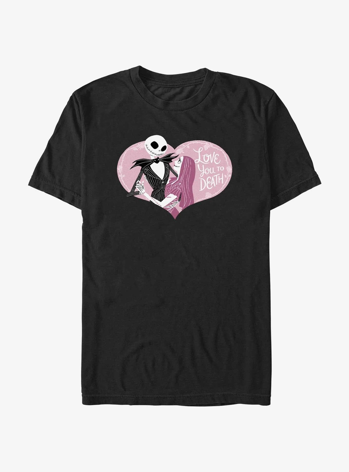 Disney The Nightmare Before Christmas Jack Sally Love You To Death T-Shirt T-Shirt | Best-Selling Design | Great Gift Idea