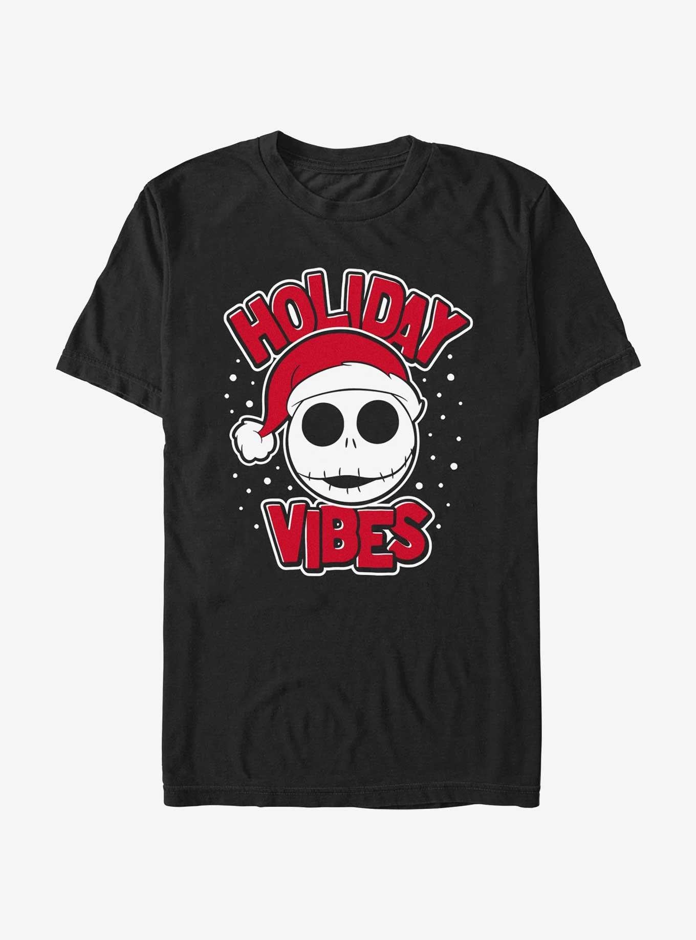 Disney The Nightmare Before Christmas Holiday Vibes Jack T-Shirt T-Shirt | Bold Graphic Edition | High Demand Item
