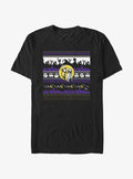 Disney The Nightmare Before Christmas Jack And Sally Ugly Holiday T-Shirt T-Shirt | Vintage Graphic Vibe | Top Pick For Fans