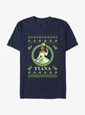 Disney Princess The Frog Tiana Ugly Holiday T-Shirt | Premium Unisex T-Shirt, Trending Graphic Tee