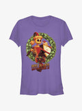 Disney The Nightmare Before Christmas Peace On Earth Jack Santa Wreath Girls T-Shirt T-Shirt | Trending Streetwear Style | Top Pick For Fans