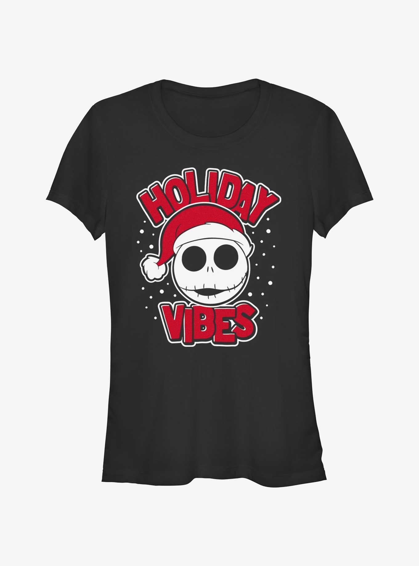 Disney The Nightmare Before Christmas Holiday Vibes Jack Girls T-Shirt T-Shirt | High-Quality Print | Must-Have Style