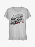 Disney The Nightmare Before Christmas Frightfully Festive Girls T-Shirt T-Shirt | Exclusive Art Design | Perfect For Daily Wear