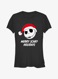 Disney The Nightmare Before Christmas Jack Merry Scary Holidays Girls T-Shirt T-Shirt | Trending Streetwear Style | Top Pick For Fans