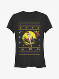 Disney The Nightmare Before Christmas Jack Ugly Holidays Style Girls T-Shirt T-Shirt | Trending Streetwear Style | Must-Have Style