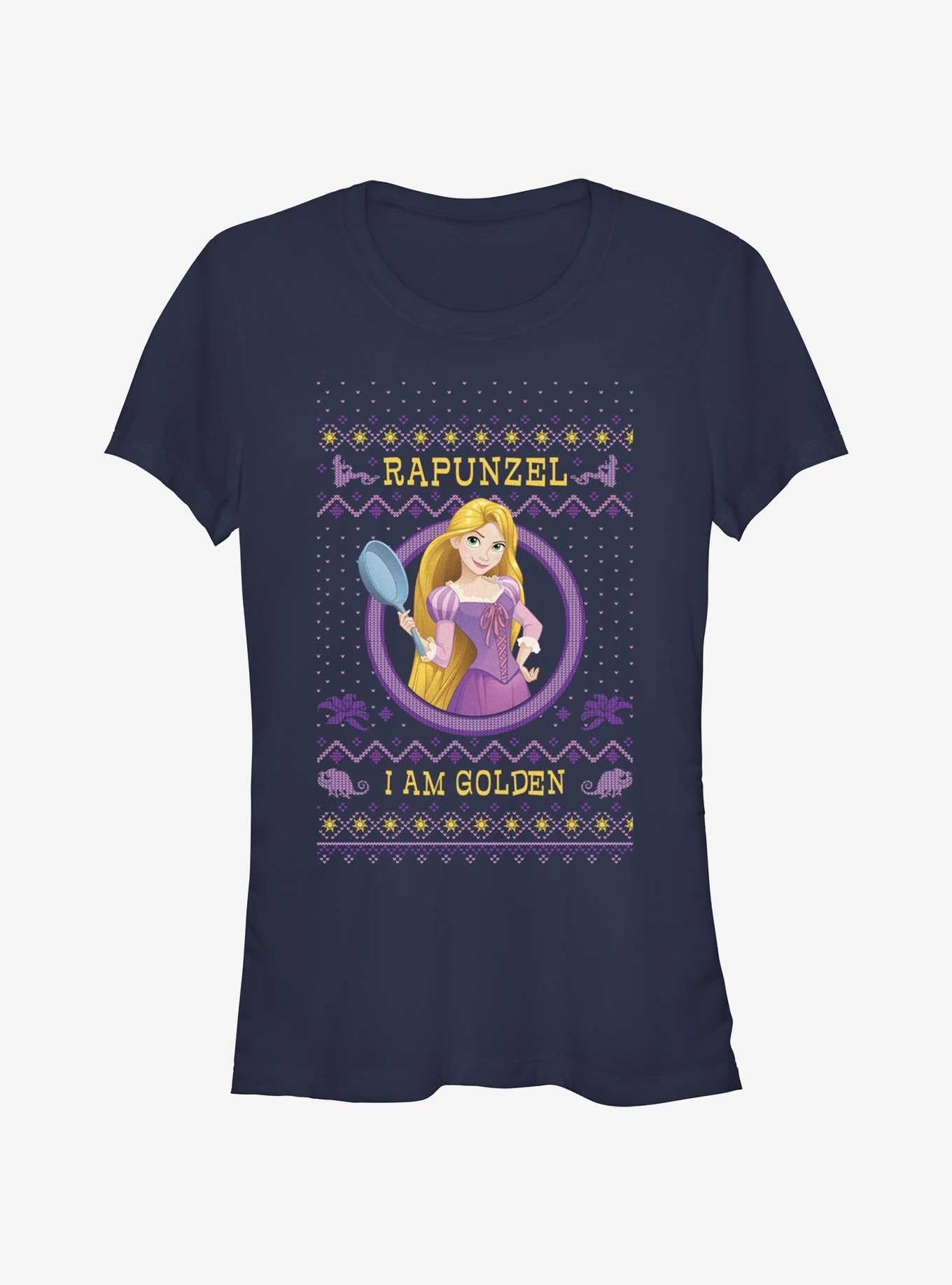 Disney Tangled Rapunzel Ugly Holiday Girls T-Shirt | Premium Unisex T-Shirt, Trending Graphic Tee
