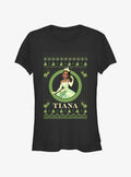 Disney Princess The Frog Tiana Ugly Holiday Girls T-Shirt | Premium Unisex T-Shirt, Trending Graphic Tee