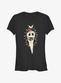 Disney The Nightmare Before Christmas Sandy Jack Lights Girls T-Shirt T-Shirt | Exclusive Art Design | Perfect For Daily Wear