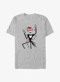 The Nightmare Before Christmas Santa Jack Christmas Lights Big Tall T-Shirt T-Shirt | High-Quality Print | Great Gift Idea