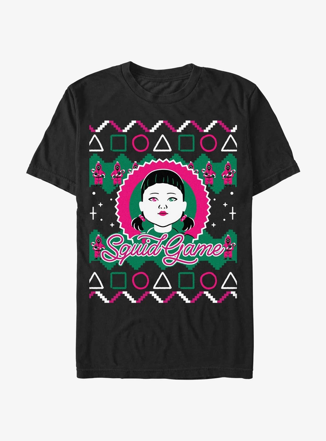 Squid Game Young-Hee Doll Ugly Christmas T-Shirt T-Shirt | Trending Streetwear Style | Great Gift Idea