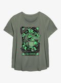 Disney Nightmare Before Christmas Oogie Boogie Wheel Of Fortune Girls T-Shirt Plus Size T-Shirt | Bold Graphic Edition | Trending Now