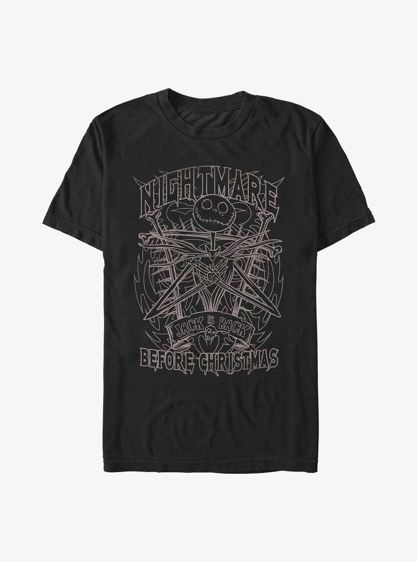 Disney The Nightmare Before Christmas Jack Sketchy Skeleton T-Shirt T-Shirt | Vintage Graphic Vibe | Must-Have Style
