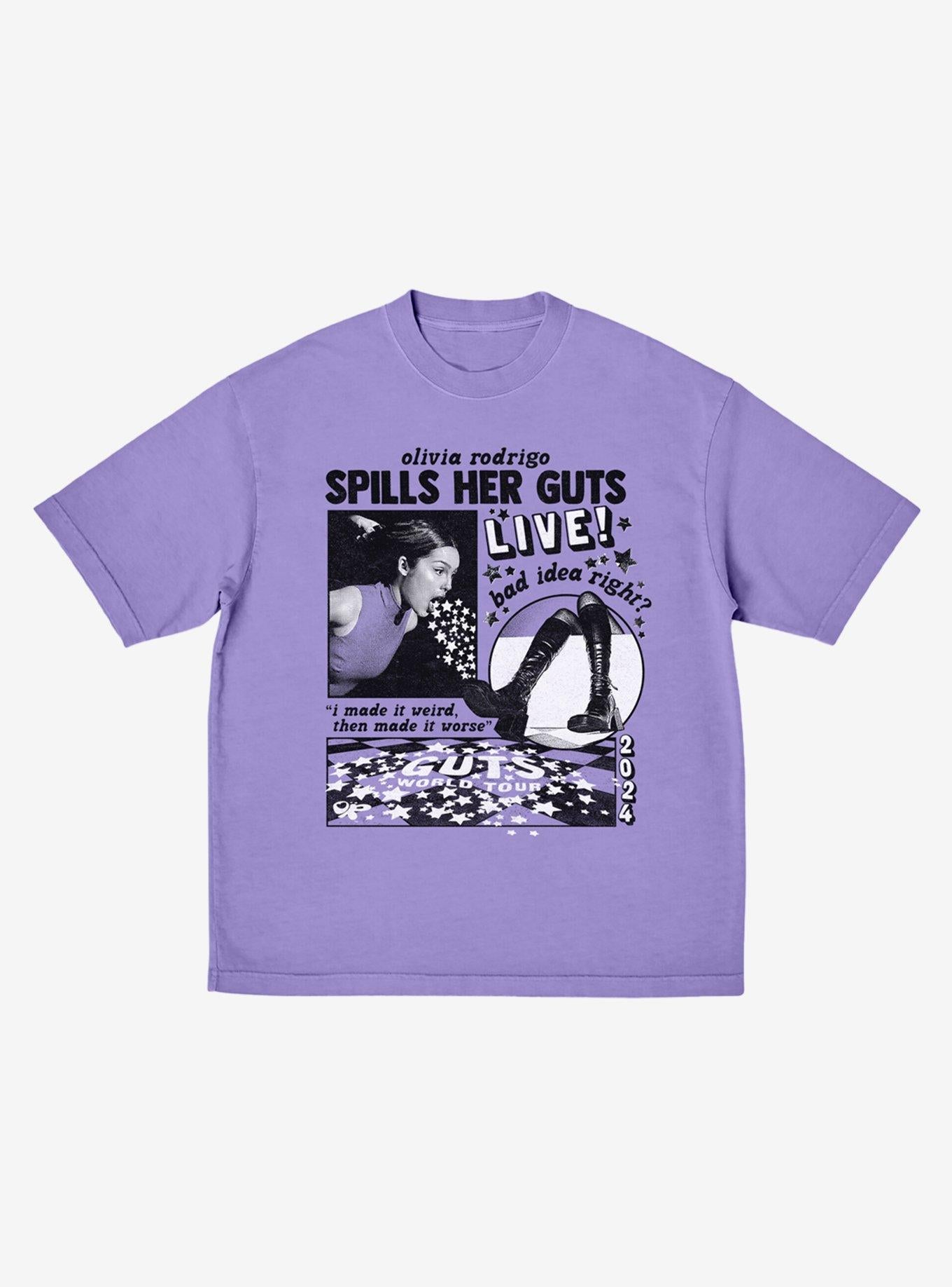 Olivia Rodrigo Guts Collage Boyfriend Fit Girls TShirt Graphic Tee | Graphic Tee | Unisex Shirt | Perfect Gift For Fans