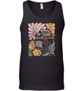 Boho Retro Christian Walking By Faith Tripping Constantly Tank Top