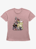 The Nightmare Before Christmas Group Shot Girls Straight Fit T-Shirt T-Shirt | High-Quality Print | High Demand Item
