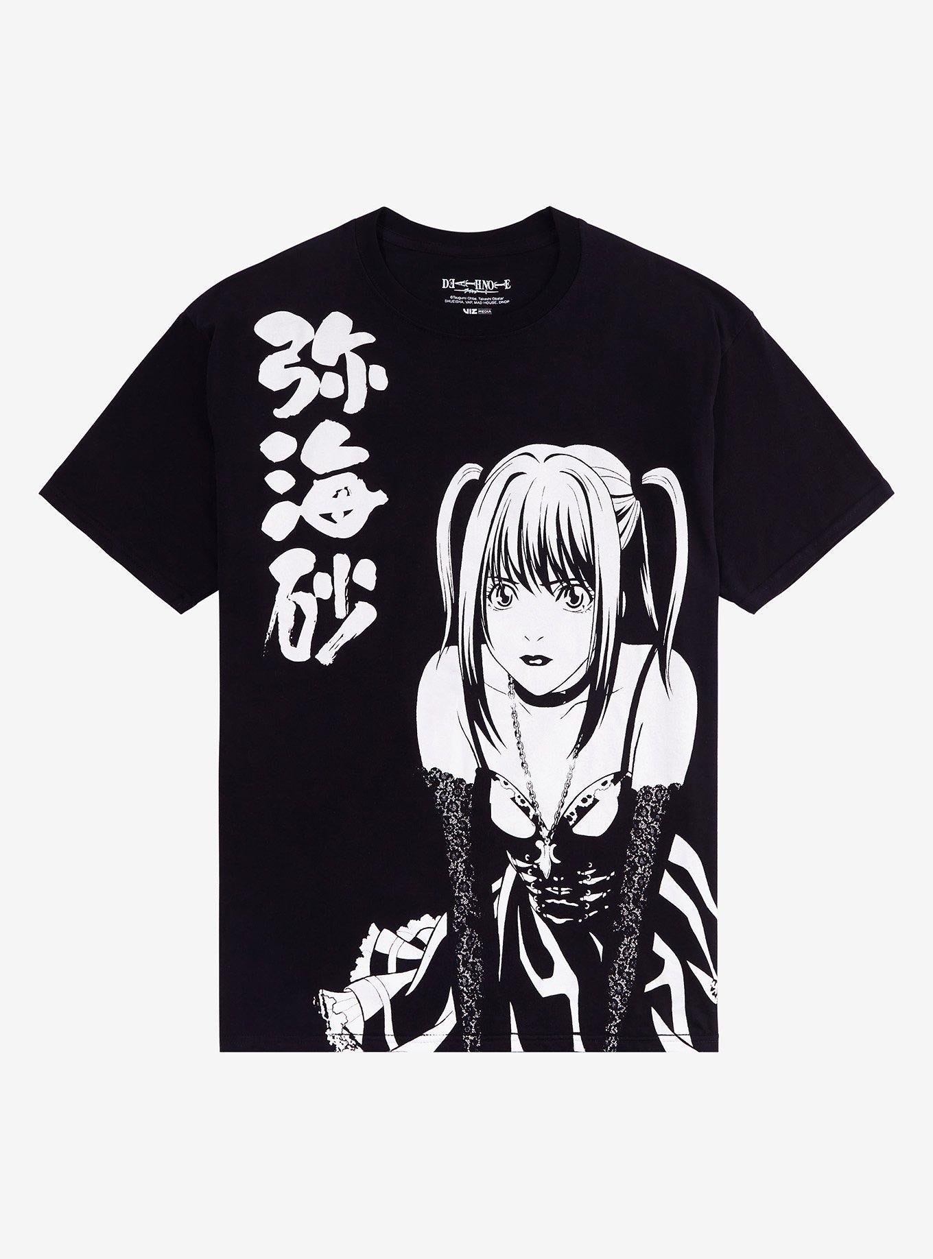 Death Note Misa Black White TShirt Graphic Tee | Graphic Tee | Unisex Shirt | Perfect Gift for Fans