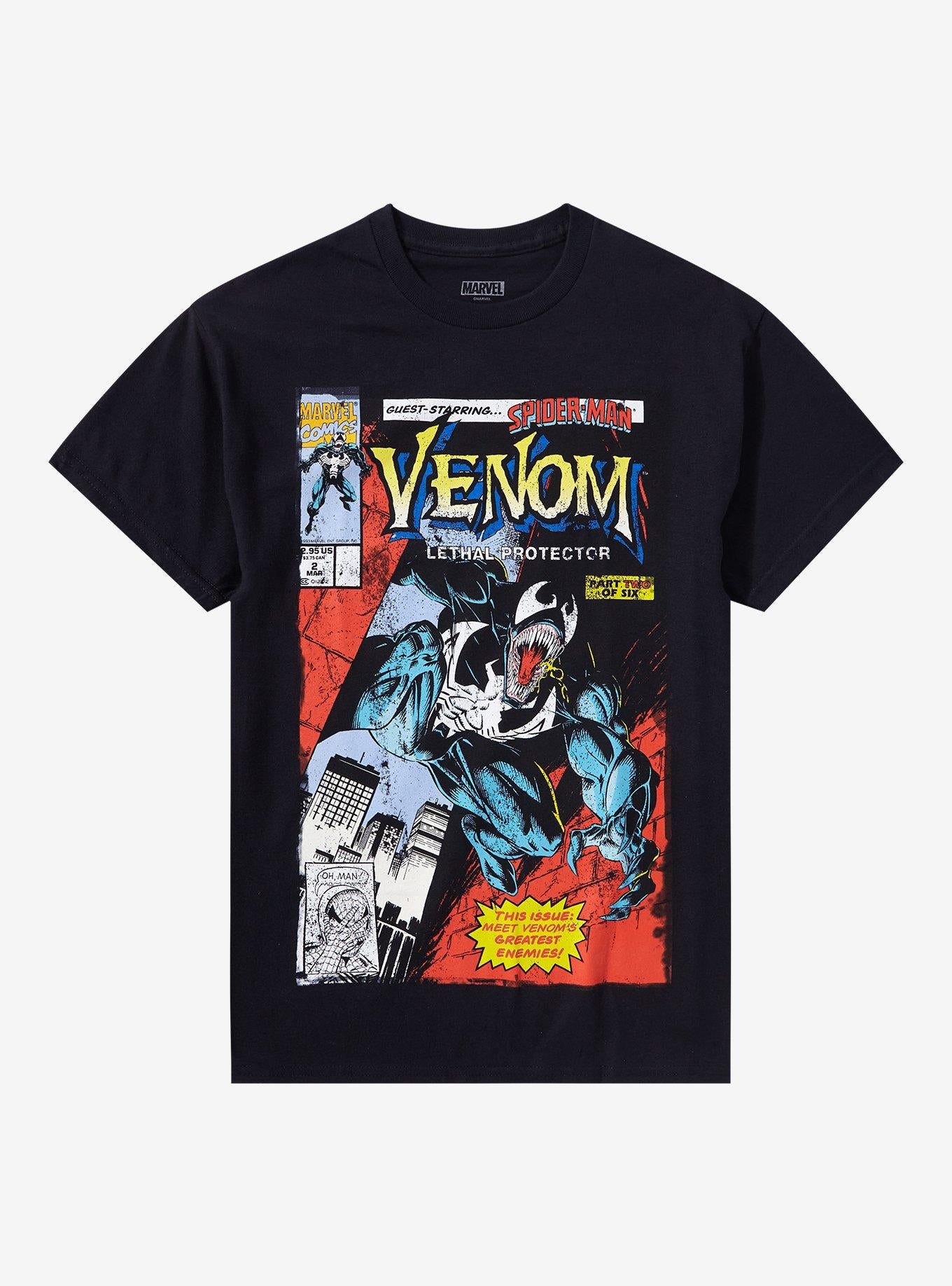 Marvel Venom Lethal Protector Comic TShirt Graphic Tee | Graphic Tee | Unisex Shirt | High-Quality Print